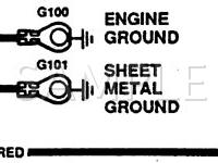 1991 Chevrolet S10 Blazer  4.3 V6 GAS Wiring Diagram
