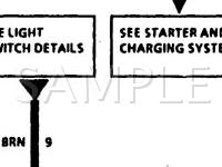1991 Chevrolet Corvette  5.7 V8 GAS Wiring Diagram