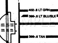 1991 Chevrolet R3500 Pickup  6.2 V8 DIESEL Wiring Diagram