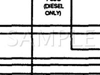 1991 GMC P35/P3500 VAN  5.7 V8 GAS Wiring Diagram