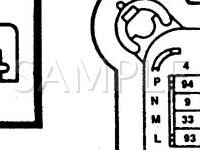 1991 GMC V2500 Suburban  5.7 V8 GAS Wiring Diagram