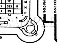 1991 GMC P35/P3500 VAN  6.2 V8 DIESEL Wiring Diagram