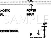 1991 GEO Metro XFI 1.0 L3 GAS Wiring Diagram