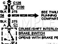 1991 Oldsmobile 98 Regency Touring 3.8 V6 GAS Wiring Diagram