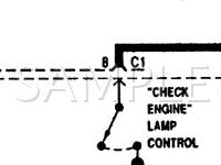 1991 GEO Prizm LSI 1.6 L4 GAS Wiring Diagram