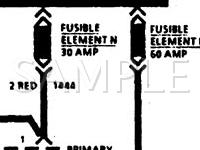 1991 Chevrolet Lumina Euro 3.1 V6 GAS Wiring Diagram
