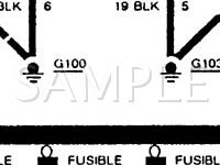 1991 Cadillac Eldorado  4.9 V8 GAS Wiring Diagram