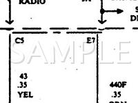 1991 Saturn SC Series  1.9 L4 GAS Wiring Diagram