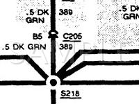 1991 Oldsmobile Cutlass Calais International 2.3 L4 GAS Wiring Diagram