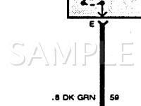 1992 Chevrolet Beretta GTZ 2.3 L4 GAS Wiring Diagram
