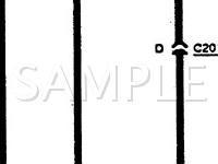 1992 Chevrolet Beretta GTZ 3.1 V6 GAS Wiring Diagram