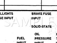 1992 Oldsmobile Bravada  4.3 V6 GAS Wiring Diagram