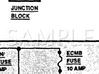 1992 Oldsmobile Bravada  4.3 V6 GAS Wiring Diagram