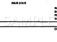 1992 Chevrolet Camaro RS 3.1 V6 GAS Wiring Diagram