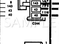 1992 GMC C2500 Suburban  5.7 V8 GAS Wiring Diagram