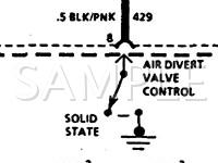 1992 Chevrolet Corvette  5.7 V8 GAS Wiring Diagram