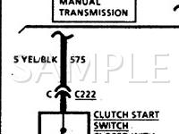 1992 Chevrolet Corvette ZR-1 5.7 V8 GAS Wiring Diagram