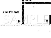 1992 GEO Metro XFI 1.0 L3 GAS Wiring Diagram