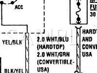 1992 GEO Metro XFI 1.0 L3 GAS Wiring Diagram