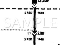 1992 Chevrolet Lumina Euro 3.1 V6 GAS Wiring Diagram