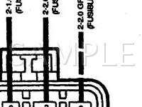 1993 Chevrolet Astro  4.3 V6 GAS Wiring Diagram