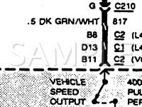1993 Chevrolet Beretta  2.2 L4 GAS Wiring Diagram