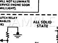 1993 Chevrolet Camaro  3.4 V6 GAS Wiring Diagram