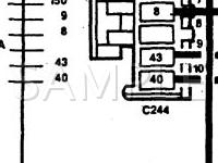 1993 GMC K1500 Suburban  5.7 V8 GAS Wiring Diagram