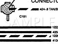 1993 GMC G35/G3500 VAN  5.7 V8 GAS Wiring Diagram