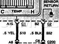 1993 Oldsmobile 98 Regency Touring 3.8 V6 GAS Wiring Diagram