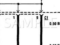 1993 GEO Prizm  1.6 L4 GAS Wiring Diagram