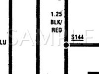 1993 GEO Prizm LSI 1.8 L4 GAS Wiring Diagram