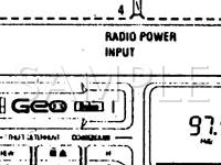1993 GEO Tracker  1.6 L4 GAS Wiring Diagram