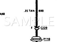 1994 Chevrolet Camaro  3.4 V6 GAS Wiring Diagram