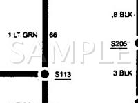 1994 Chevrolet Cavalier VL 2.2 L4 GAS Wiring Diagram