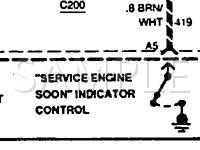 1994 Chevrolet C2500 Suburban  5.7 V8 GAS Wiring Diagram