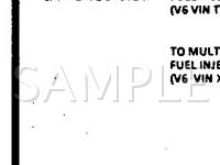 1994 Chevrolet Lumina Euro 3.1 V6 GAS Wiring Diagram