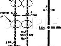 1995 Chevrolet Astro  4.3 V6 GAS Wiring Diagram