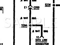 1995 GMC Sonoma  2.2 L4 GAS Wiring Diagram