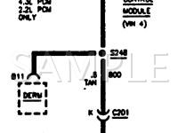 1995 GMC Sonoma  4.3 V6 GAS Wiring Diagram