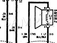 1995 Chevrolet Camaro Z28 5.7 V8 GAS Wiring Diagram