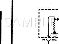 1995 Chevrolet Cavalier  2.2 L4 GAS Wiring Diagram