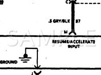 1995 Chevrolet Corvette ZR-1 5.7 V8 GAS Wiring Diagram