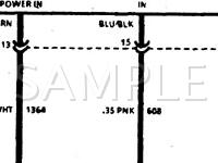 1995 Chevrolet Corvette ZR-1 5.7 V8 GAS Wiring Diagram