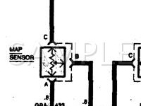 1995 Chevrolet P30 VAN  5.7 V8 GAS Wiring Diagram