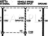 1995 Chevrolet P30 VAN  7.4 V8 GAS Wiring Diagram