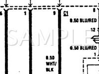 1995 GEO Prizm LSI 1.6 L4 GAS Wiring Diagram