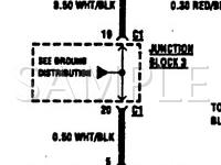 1995 GEO Prizm  1.6 L4 GAS Wiring Diagram