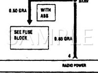1995 GEO Prizm LSI 1.6 L4 GAS Wiring Diagram