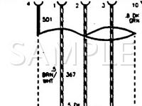 1995 Oldsmobile Aurora  4.0 V8 GAS Wiring Diagram